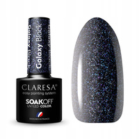 CLARESA Lakier hybrydowy GALAXY BLACK - 5g