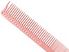 JRL Grzebień fryzjerski do strzyżenia 7" Różowy - J301 Pink 16,4 cm