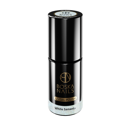BOSKA NAILS Lakier hybrydowy White Samanta 360 - 6ml