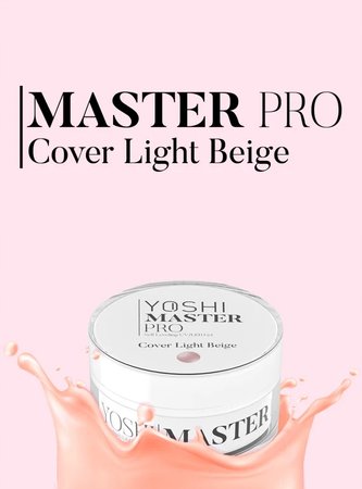 YOSHI Żel budujący Master PRO - Cover Light Beige 50ml - DUŻY