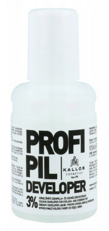 REFECTOCIL Henna żelowa BRĄZ 3 + Woda Kallos 3% + Pędzelek + Kieliszek