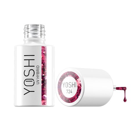 YOSHI Lakier hybrydowy Sugar Twist 6ml - 724