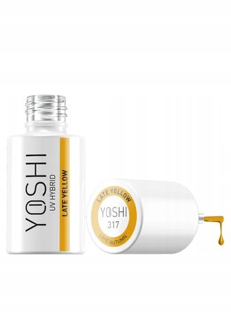 YOSHI Lakier hybrydowy Late Yellow 6ml - 317