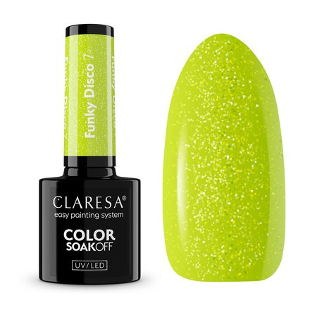 CLARESA Lakier hybrydowy FUNKY DISCO 7 - 5g