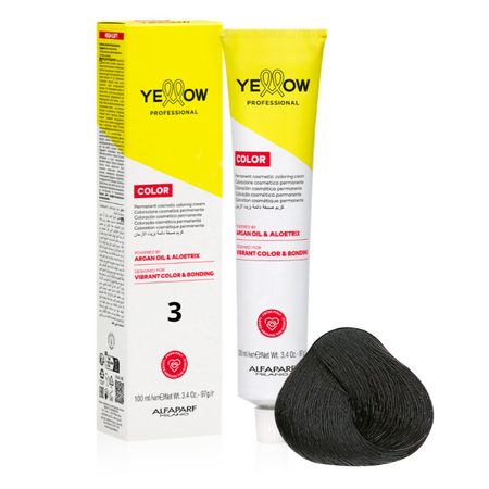 ALFAPARF YELLOW Farba do włosów 3 - Ciemny naturalny brąz - 100ml