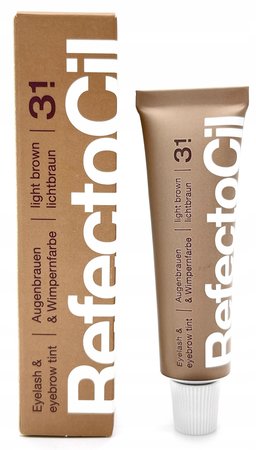REFECTOCIL Henna żelowa  JASNY BRĄZ 3.1 + Woda Scandic Line 2%