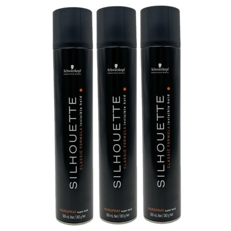 ZESTAW SCHWARZKOPF Lakier do włosów SILHOUETTE - 3x500ml - ŚREDNI