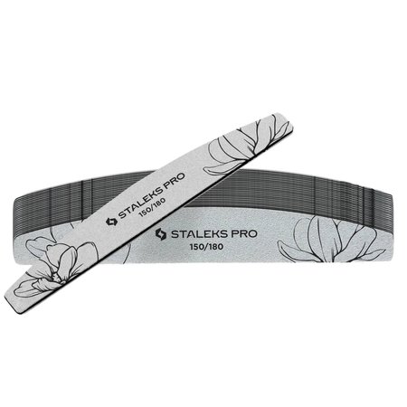 STALEKS Pilnik mineralny do paznokci ŁÓDKA Półksiężyc EXPERT 40 - 150/180 - 25 sztuk