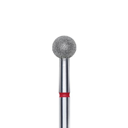 STALEKS Frez diamentowy do skórek kulka czerwona EXPERT 5mm - FA01R050