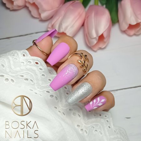 BOSKA NAILS Lakier hybrydowy Violet Stone 343 - 6ml