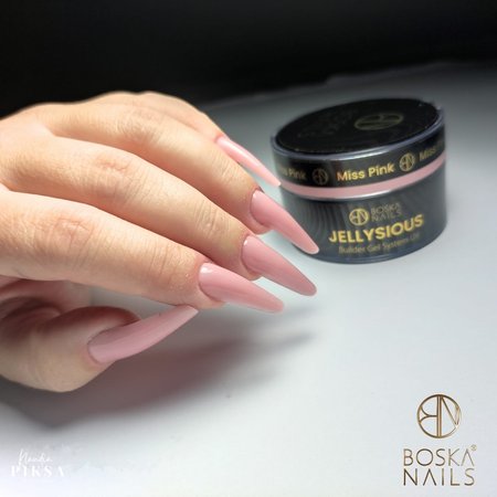 BOSKA NAILS Żel budujący do paznokci JELLYSIOUS - Miss Pink - 50ml - DUŻY