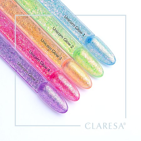 CLARESA Lakier hybrydowy - UNICORN GLOW 3 - 5g