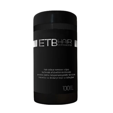 ETB HAIR Chusteczki do usuwania farby ze skóry - 100 sztuk