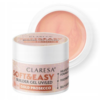 CLARESA Żel budujący do paznokci Soft&Easy GOLD PROSECCO - 12g