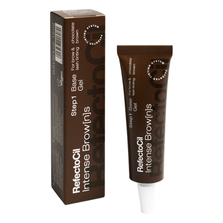 ZESTAW Refectocil do koloryzacji brwi AKTYWATOR + CHOCOLATE BROWN - 2x15ml
