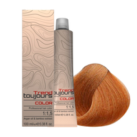 TREND TOUJOURS Farba do włosów - Light Golden Copper Blonde/Jasny Złocisto Miedziany Blond - 8.34 - 100ml