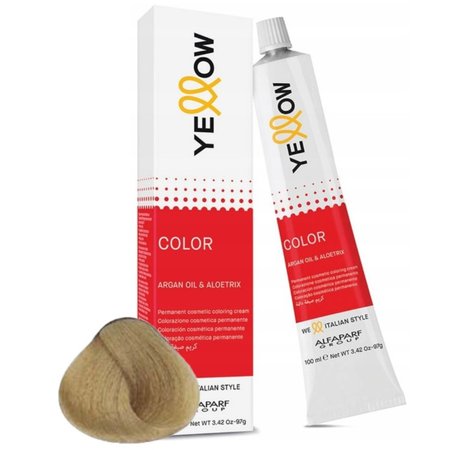 ALFAPARF YELLOW Farba do włosów 9 COOL - Chłodny bardzo jasny naturalny blond - 100ml