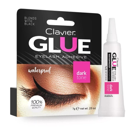 CLAVIER Klej do rzęs Eyelash Glue – DARK TONE - 7g