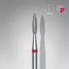 STALEKS Frez diamentowy PŁOMYK ostry czerwony EXPERT 2,1/8mm - FA11R021/8