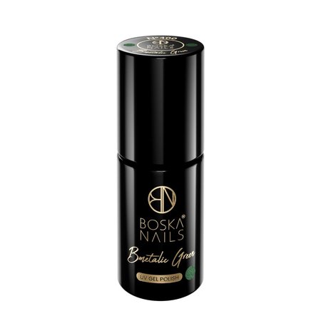 BOSKA NAILS Lakier hybrydowy BMetalic Green No 400 - 6ml
