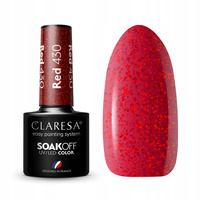 CLARESA Lakier hybrydowy RED 430 - 5g