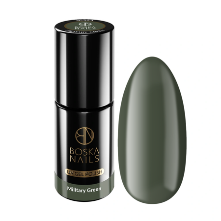 BOSKA NAILS Lakier hybrydowy Military Green 323 - 6ml