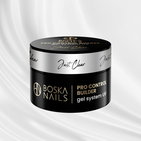 BOSKA NAILS Żel budujący do paznokci PRO CONTROL BUILDER - Just Clear - 50ml - DUŻY