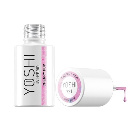 YOSHI Lakier hybrydowy Cherry Pop 6ml -  721