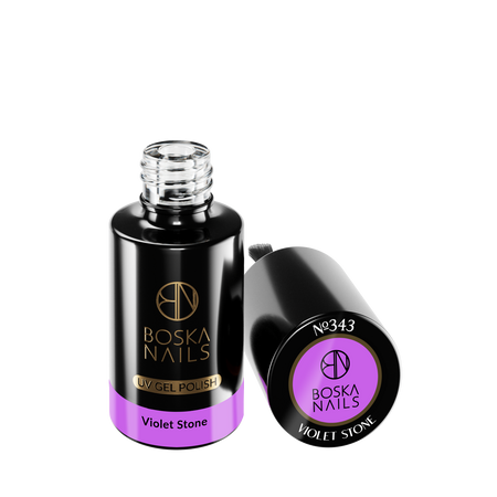 BOSKA NAILS Lakier hybrydowy Violet Stone 343 - 6ml