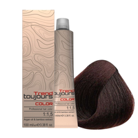 TREND TOUJOURS Farba do włosów - Copper Mahogany Brown/Miedziany Mahoniowy Brąz - 4.45 - 100ml
