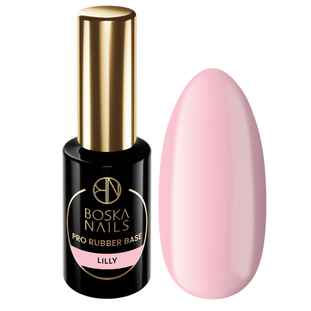 BOSKA NAILS Baza kauczukowa RUBBER BASE PRO - LILLY - 10ml