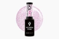 VICTORIA VYNN Top hybrydowy ON TOP Shimmer z różową drobinką - 8ml