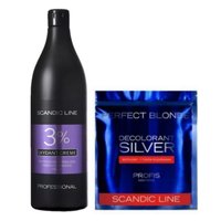 Zestaw SCANDIC Rozjaśniacz do włosów 500g + Utleniacz Oxydant 3% - 1000ml