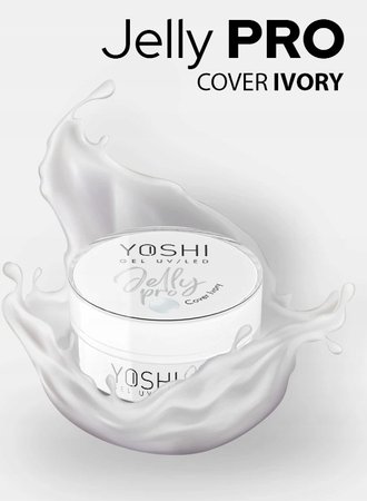 YOSHI Żel budujący Jelly PRO - Cover Ivory - 15ml - MAŁY