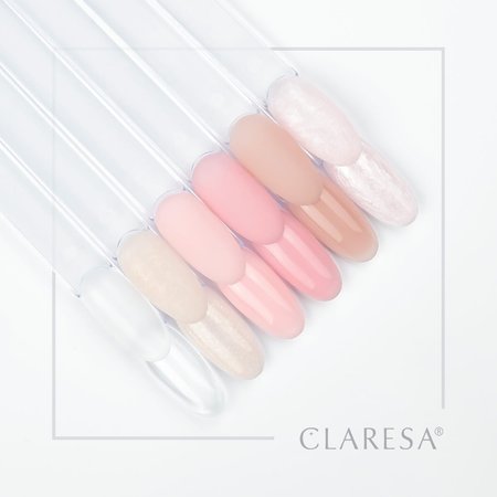 CLARESA Żel budujący do paznokci Soft&Easy GLAM PINK - 45g - ŚREDNI