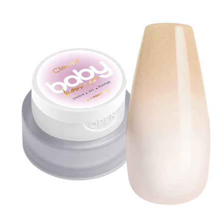 CLAVIER Żel do zdobień paznokci Paint gel Baby Boomer 3w1 S02 SHEEN - 3g