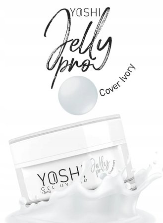 YOSHI Żel budujący Jelly PRO - Cover Ivory - 15ml - MAŁY
