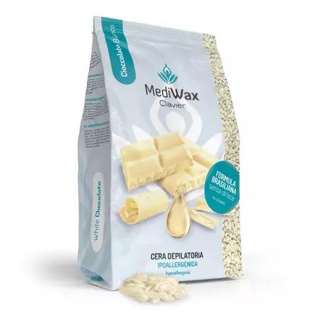 CLAVIER MEDIWAX Wosk do depilacji White Chocolate/Biała Czekolada - 1000g