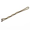 IZA Wsuwki do włosów dwie kulki BRĄZOWE POŁYSK 5cm - 100 sztuk - 315/100