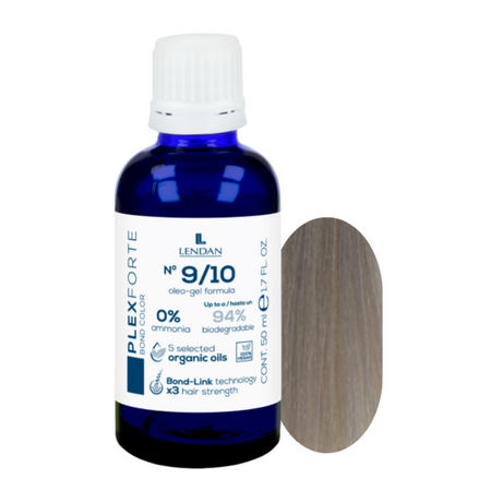 LENDAN Farba do włosów BOND COLOR Plex Forte 9/10 Ekstra Jasny Popielaty Blond - 50ml