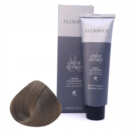 ALLWAVES Farba do włosów 7.1 - Średni Popielaty Blond - 100ml