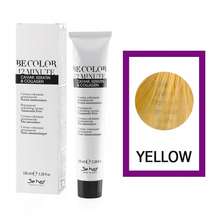 Be Color Farba BEZ AMONIAKU 12minutowa Yellow 100ml