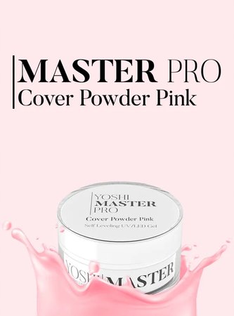YOSHI Żel budujący Master PRO - Cover Powder Pink 50ml - DUŻY