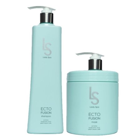 PROFIS Zestaw do włosów suchych Szampon + Maska ECTO FUSION 800 + 1000