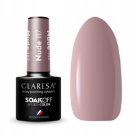 CLARESA Lakier hybrydowy NUDE 117 - 5g