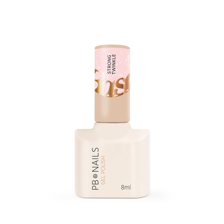PB NAILS Baza hybrydowa STRONG TWINKLE - 8ml