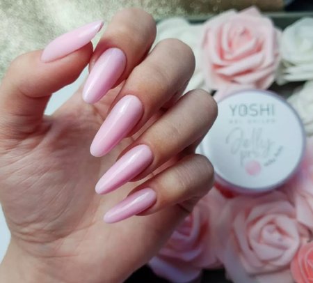 YOSHI Żel budujący do paznokci Jelly PRO - Milky Pinky - 15ml - MAŁY