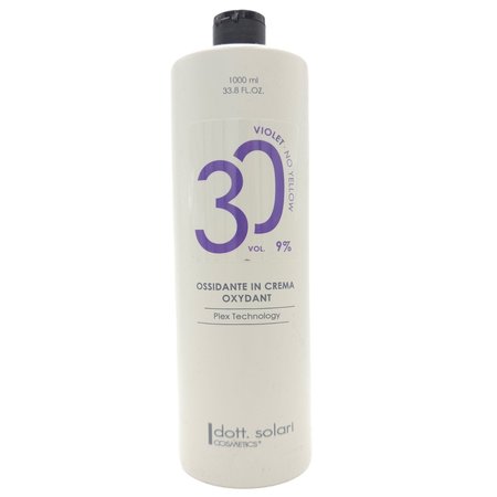DOTT SOLARI Kremowy Oxydant z plex technology 9% VIOLET NO YELLOW - 1000ml - VIOLET