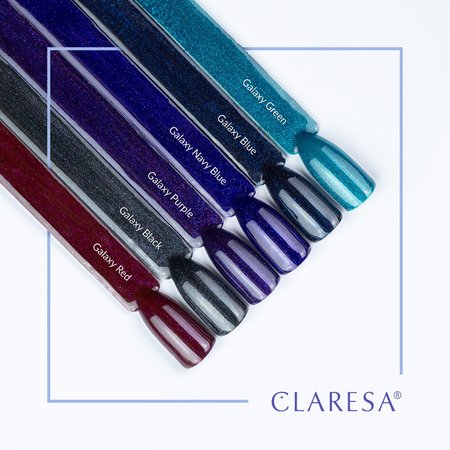 CLARESA Lakier hybrydowy GALAXY PURPLE - 5g