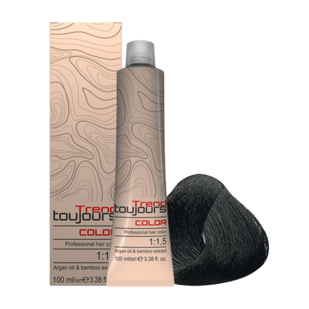TREND TOUJOURS Farba do włosów - Very Dark Brown/Bardzo Ciemny Brąz - 2 - 100ml